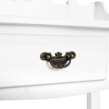 Load image into Gallery viewer, Ashley Rose Single Drawer Dressing Table with Mirror - White - Ashley Rose