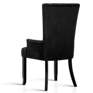 Ashley Rose French Provincial Dining Chair - Black - Ashley Rose