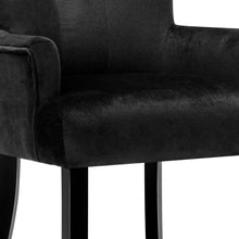 Load image into Gallery viewer, Ashley Rose French Provincial Dining Chair - Black - Ashley Rose