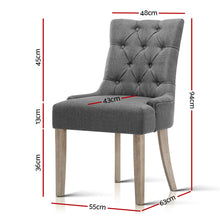 Load image into Gallery viewer, Ashley Rose French Provincial Dining Chair - Grey - Ashley Rose