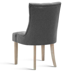 Ashley Rose French Provincial Dining Chair - Grey - Ashley Rose