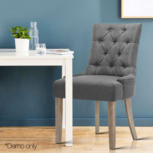 Load image into Gallery viewer, Ashley Rose French Provincial Dining Chair - Grey - Ashley Rose