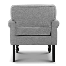 Load image into Gallery viewer, Ashley Rose Wingback Fabric Accent Armchair - Grey - Ashley Rose