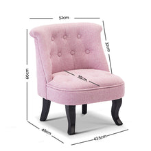 Load image into Gallery viewer, Ashley Rose Kids Lorraine Chair - Pink - Ashley Rose