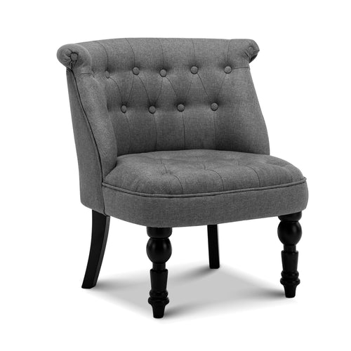 Ashley Rose Lorraine Armchair - Grey - Ashley Rose