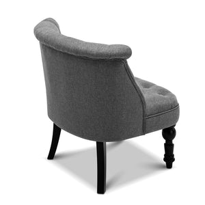 Ashley Rose Lorraine Armchair - Grey - Ashley Rose