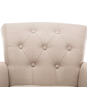 Ashley Rose French Lorraine Chair Retro Wing - Taupe - Ashley Rose