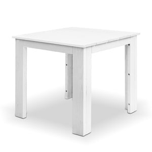 Gardeon Outdoor Side Beach Table - White - Ashley Rose