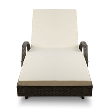 Load image into Gallery viewer, Ashley Rose Outdoor Sun Lounge Chair with Cushion- Grey - Ashley Rose