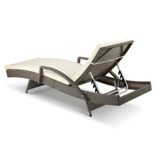 Load image into Gallery viewer, Ashley Rose Outdoor Sun Lounge Chair with Cushion- Grey - Ashley Rose