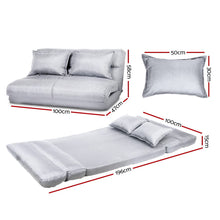 Load image into Gallery viewer, Ashley Rose Lounge Sofa Bed Floor Recliner Chaise Folding Linen Farbric - Ashley Rose