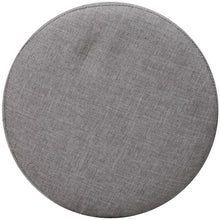 Load image into Gallery viewer, Ashley Rose Fabric Round Ottoman - Grey - Ashley Rose