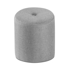 Load image into Gallery viewer, Ashley Rose Ottoman Footstool Foot Rest Stool Fabric Light Grey - Ashley Rose