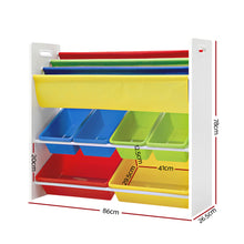 Load image into Gallery viewer, Ashley Rose Kids Bookshelf Toy Storage Box Organizer Bookcase 3 Tiers - Ashley Rose