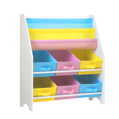 Ashley Rose Kids Bookshelf Toy Storage Organizer Bookcase 2 Tiers - Ashley Rose