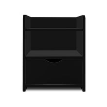 Load image into Gallery viewer, Ashley Rose Bedside Table Drawer - Black - Ashley Rose