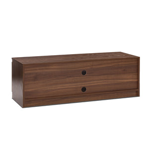 Ashley Rose TV Stand Entertainment Unit with Storage - Walnut - Ashley Rose