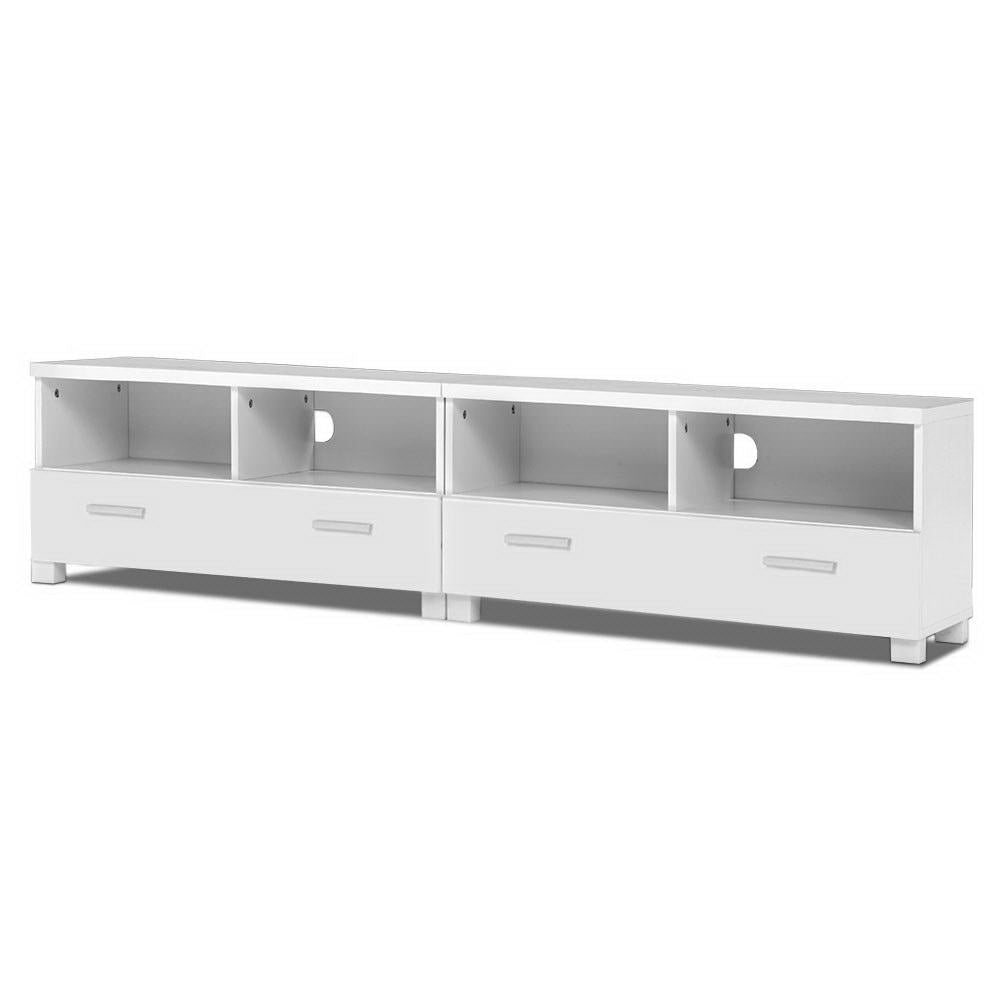 Ashley Rose TV Stand Entertainment Unit with Drawers - White - Ashley Rose