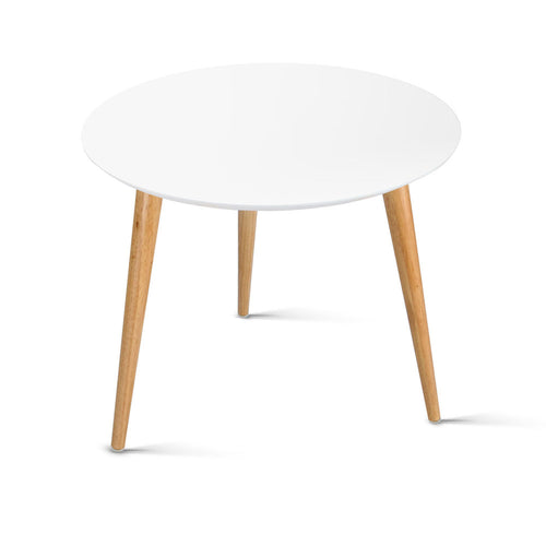 Ashley Rose Round Side Table - White - Ashley Rose