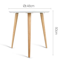 Load image into Gallery viewer, Ashley Rose Round Side Table - White - Ashley Rose