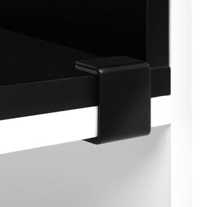 Ashley Rose DIY L Shaped Display Shelf - Black - Ashley Rose