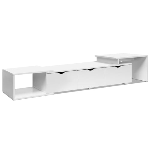 Ashley Rose Lowline TV Entertainment Cabinet - White - Ashley Rose