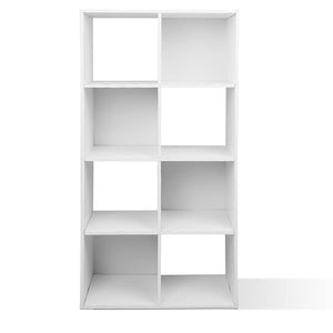 Ashley Rose 8 Cube Display Storage Shelf - White - Ashley Rose