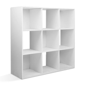 Ashley Rose 9 Cube Display Storage Shelf White - Ashley Rose