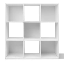 Load image into Gallery viewer, Ashley Rose 9 Cube Display Storage Shelf White - Ashley Rose