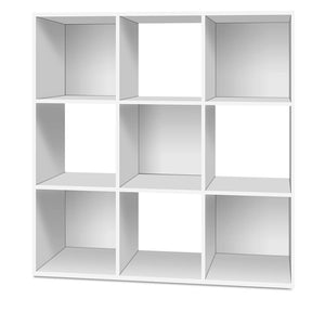 Ashley Rose 9 Cube Display Storage Shelf White - Ashley Rose