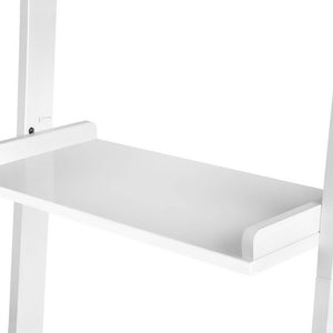 Ashley Rose 5 Tier Wooden Ladder Wall Shelf Rack - White - Ashley Rose