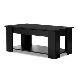 Ashley Rose Lift Up Top Coffee Table Storage Shelf Black - Ashley Rose