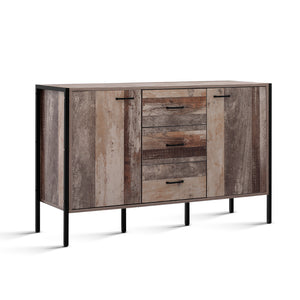 Ashles Rose Buffet Sideboard Storage Cabinet Industrial Rustic Wooden - Ashley Rose