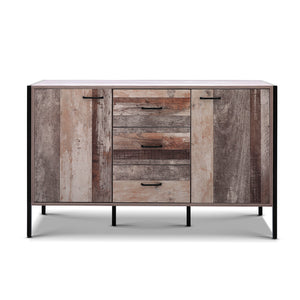 Ashles Rose Buffet Sideboard Storage Cabinet Industrial Rustic Wooden - Ashley Rose