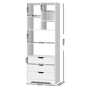 Ashley Rose Display Drawer Shelf - White - Ashley Rose