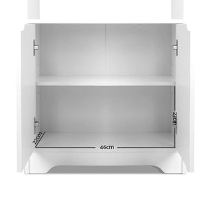 Ashley Rose  Display Cabinet Shelf - White - Ashley Rose