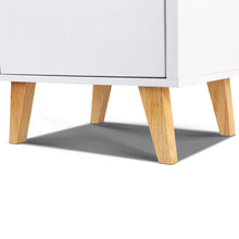 Load image into Gallery viewer, Ashley Rose 2 Drawer Wooden Bedside Tables - White - Ashley Rose