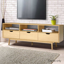 Load image into Gallery viewer, Ashley Rose Wooden Scandinavian Entertainment Unit - Natural - Ashley Rose