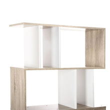 Load image into Gallery viewer, Ashley Rose 5 Tier Display Book Storage Shelf Unit - White Brown - Ashley Rose