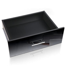 Load image into Gallery viewer, Ashley Rose High Gloss Two Drawers Bedside Table - Black - Ashley Rose