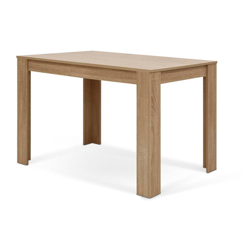 Ashley Rose Wooden Dining Table NATU 120cm 4 Seater Kitchen Rectangular Modern Oak - Ashley Rose