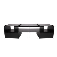 Load image into Gallery viewer, Ashley Rose Entertainment Unit with Cabinets - Black - Ashley Rose