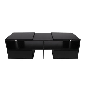 Ashley Rose Entertainment Unit with Cabinets - Black - Ashley Rose