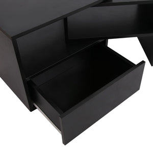 Ashley Rose Entertainment Unit with Cabinets - Black - Ashley Rose