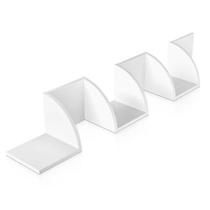 Ashley Rose 5 Tier Corner Wall Shelf - White - Ashley Rose