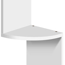 Load image into Gallery viewer, Ashley Rose 5 Tier Corner Wall Shelf - White - Ashley Rose