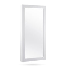 Load image into Gallery viewer, Wall Mounted Mirror with Jewellery Cabinet - White - Ashley Rose