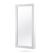 Load image into Gallery viewer, Wall Mounted Mirror with Jewellery Cabinet - White - Ashley Rose