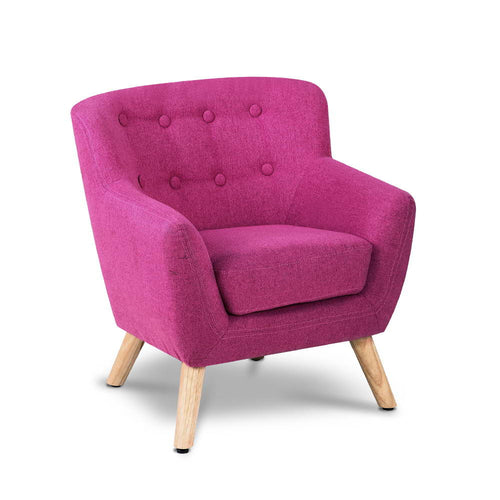 Ashley Rose Kids Fabric Accent Armchair - Pink - Ashley Rose