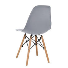 Load image into Gallery viewer, Ashley Rose 4x Retro Replica Eames Dining DSW Chairs Kitchen Cafe Beech Wood Legs Grey - Ashley Rose